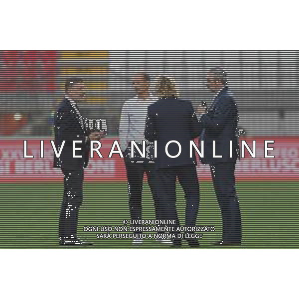 Monza 31.07.2021 U-Power Stadium Monza vs Juventus 25imo Trofeo Luigi Berlusconi ©Viganti/Agenzia Aldo Liverani Nella foto: pavel nedved, federico cherubini e massimiliano allegri ©Viganti Manuela/AGENZIA ALDO LIVERANI SAS