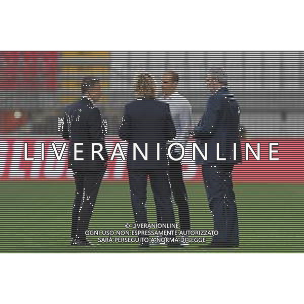 Monza 31.07.2021 U-Power Stadium Monza vs Juventus 25imo Trofeo Luigi Berlusconi ©Viganti/Agenzia Aldo Liverani Nella foto: pavel nedved, federico cherubini e massimiliano allegri ©Viganti Manuela/AGENZIA ALDO LIVERANI SAS