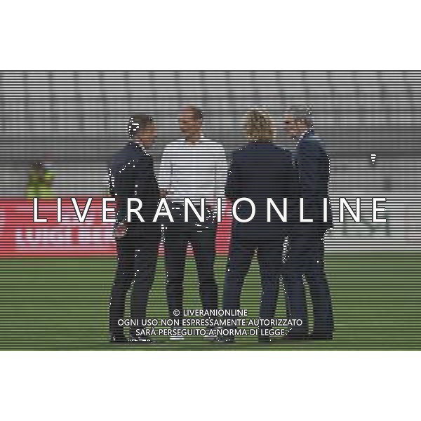 Monza 31.07.2021 U-Power Stadium Monza vs Juventus 25imo Trofeo Luigi Berlusconi ©Viganti/Agenzia Aldo Liverani Nella foto: pavel nedved, federico cherubini e massimiliano allegri ©Viganti Manuela/AGENZIA ALDO LIVERANI SAS