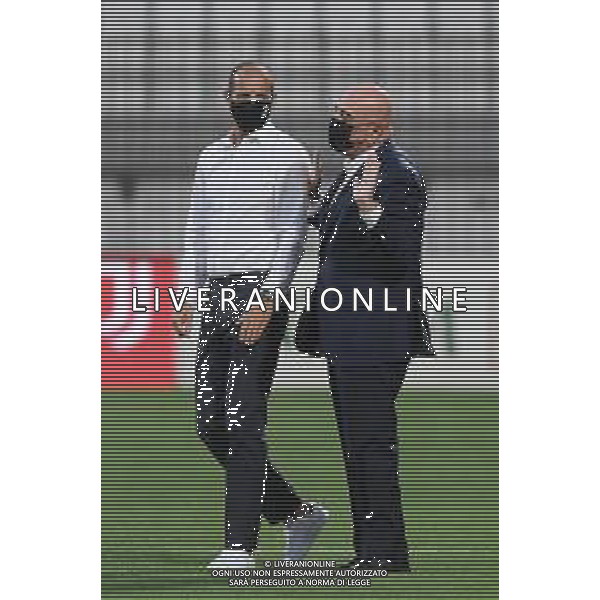 Monza 31.07.2021 U-Power Stadium Monza vs Juventus 25imo Trofeo Luigi Berlusconi ©Viganti/Agenzia Aldo Liverani Nella foto: massimiliano allegri e adriano galliani ©Viganti Manuela/AGENZIA ALDO LIVERANI SAS