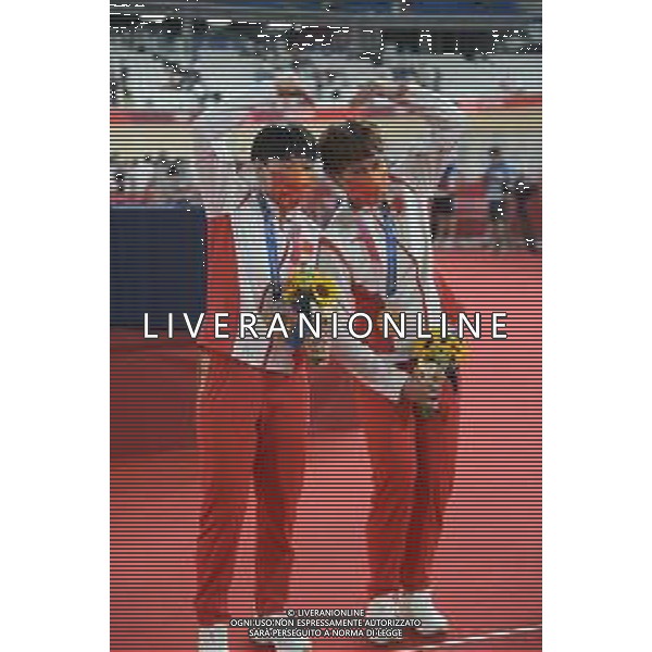 02-08-2021 Giochi Olimpici Pista Donne; Giornata 01; 2021, Cina; Bao, Shanju; Zhong, Tianshi; Izu; ©SIROTTI/AGENZIA ALDO LIVERANI SAS