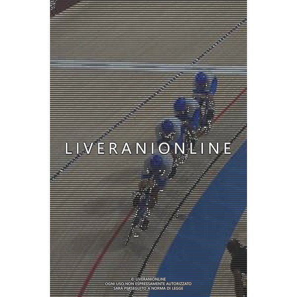 02-08-2021 Giochi Olimpici Pista Uomini; Giornata 01; 2021, Italia; squadra quartetto maschile con Filippo Ganna, Francesco Lamon, Jonathan Milan e Simone Consonni. - Izu; ©SIROTTI/AGENZIA ALDO LIVERANI SAS