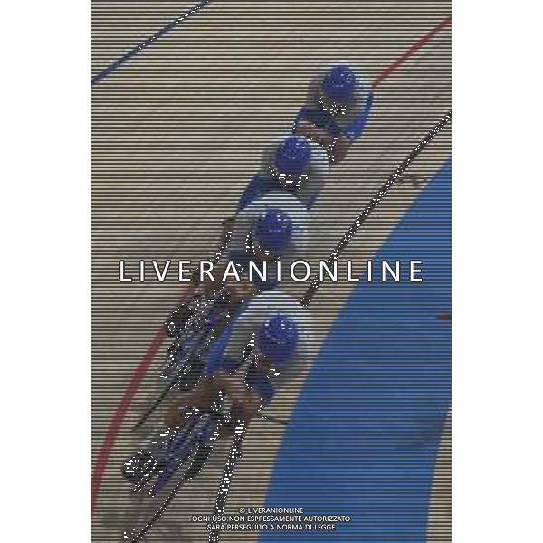 02-08-2021 Giochi Olimpici Pista Uomini; Giornata 01; 2021, Italia; squadra quartetto maschile con Filippo Ganna, Francesco Lamon, Jonathan Milan e Simone Consonni. - Izu; ©SIROTTI/AGENZIA ALDO LIVERANI SAS