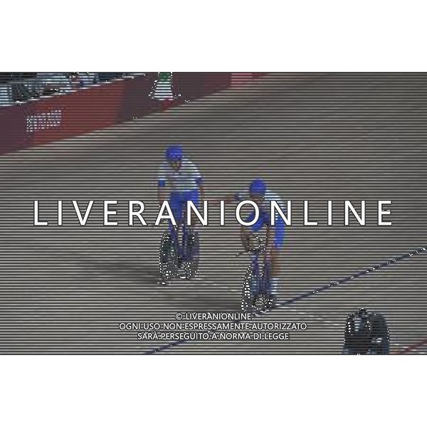 03-08-2021 Giochi Olimpici Pista Uomini; Giornata 02; 2021, Italia; Izu; - Squadra Italia Ciclismo Olimpiadi Tokyo 2020 Giappone ©SIROTTI/AGENZIA ALDO LIVERANI SAS