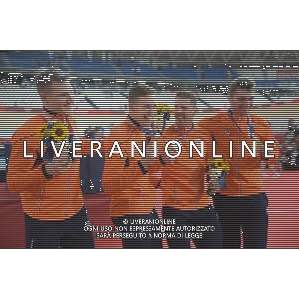 03-08-2021 Giochi Olimpici Pista Uomini; Giornata 02; 2021, Olanda; Van Den Berg, Roy; Lavreysen, Harrie; Buchli, Matthijs; Izu; - Ciclismo Olimpiadi Tokyo 2020 Giappone ©SIROTTI/AGENZIA ALDO LIVERANI SAS