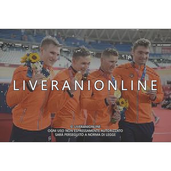 03-08-2021 Giochi Olimpici Pista Uomini; Giornata 02; 2021, Olanda; Van Den Berg, Roy; Lavreysen, Harrie; Buchli, Matthijs; Izu; - Ciclismo Olimpiadi Tokyo 2020 Giappone ©SIROTTI/AGENZIA ALDO LIVERANI SAS
