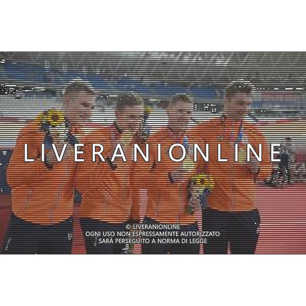 03-08-2021 Giochi Olimpici Pista Uomini; Giornata 02; 2021, Olanda; Van Den Berg, Roy; Lavreysen, Harrie; Buchli, Matthijs; Izu; - Ciclismo Olimpiadi Tokyo 2020 Giappone ©SIROTTI/AGENZIA ALDO LIVERANI SAS