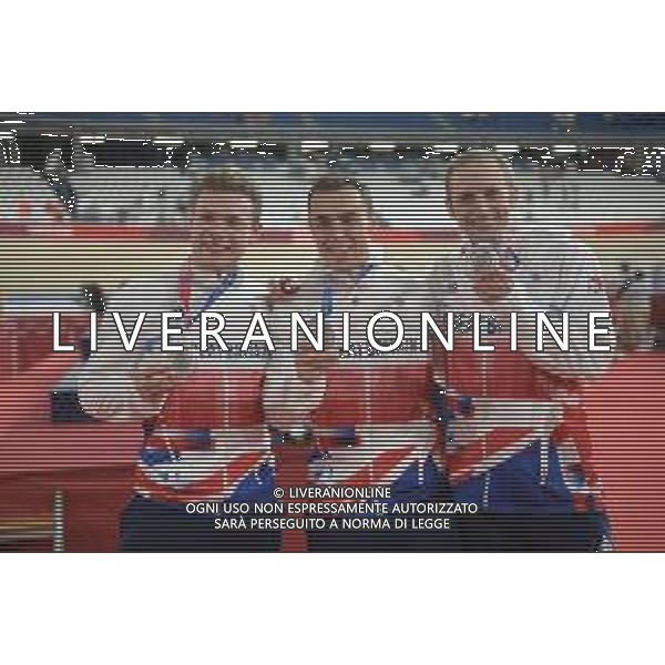 03-08-2021 Giochi Olimpici Pista Uomini; Giornata 02; 2021, Great Britain; Owens, Ryan; Carlin, Jack; Kenny, Jason; Izu; - Ciclismo Olimpiadi Tokyo 2020 Giappone ©SIROTTI/AGENZIA ALDO LIVERANI SAS