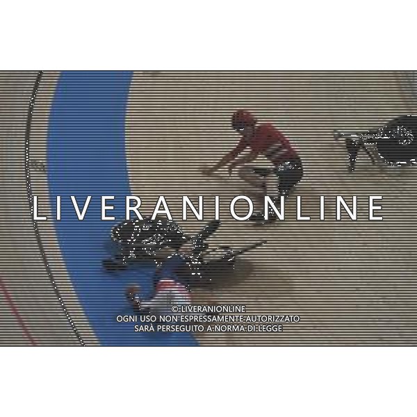 03-08-2021 Giochi Olimpici Pista Uomini; Giornata 02; 2021, Great Britain; 2021, Danimarca; Tanfield, Charlie; Madsen, Frederik; Izu; - Ciclismo Olimpiadi Tokyo 2020 Giappone ©SIROTTI/AGENZIA ALDO LIVERANI SAS