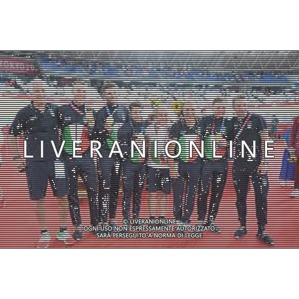 04-08-2021 Giochi Olimpici Pista Uomini; Giornata 03; 2021, Italia; Viviani, Elia; Malago, Giovanni; Villa, Marco; Dagnoni, Cordiano; Izu; ©SIROTTI/AGENZIA ALDO LIVERANI SAS