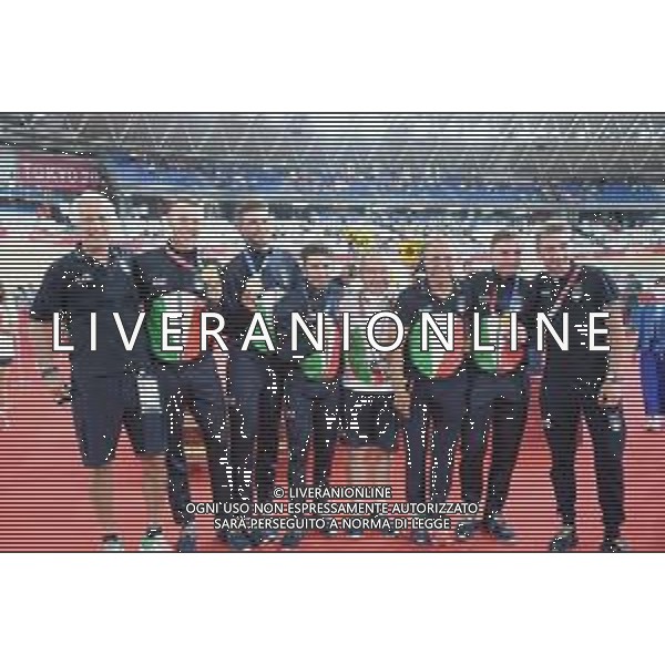 04-08-2021 Giochi Olimpici Pista Uomini; Giornata 03; 2021, Italia; Viviani, Elia; Malago, Giovanni; Villa, Marco; Dagnoni, Cordiano; Izu; ©SIROTTI/AGENZIA ALDO LIVERANI SAS