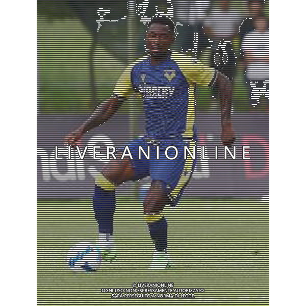 HELLAS VERONA CALCIO AMICHEVOLE PRECAMPIONATO 2021/2022 NELLA FOTO IL NUOVO CALCIATORE MARTIN HONGLA ©SANTANDREA/AGENZIA ALDO LIVERANI SAS