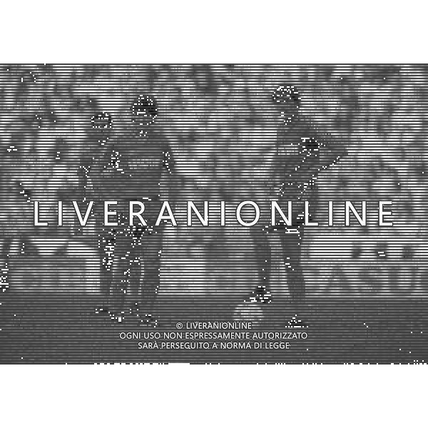12-10-1986 UDINE CAMPIONATO DI CALCIO SERIE A UDINESE-VERONA 2-2 NELLA FOTO PAOLO ROSSI-MARCO PACIONE AG ALDO LIVERANI SAS