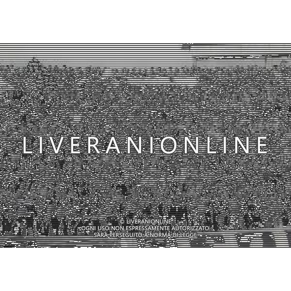 12-10-1986 UDINE CAMPIONATO DI CALCIO SERIE A UDINESE-VERONA 2-2 NELLA FOTO CURVA TIFOSI UDINESE AG ALDO LIVERANI SAS