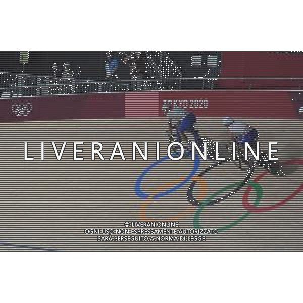 05-08-2021 Giochi Olimpici Pista Uomini; Giornata 04; 2021, Cofidis; 2021, Groupama - Fdj; Viviani, Elia; Thomas, Benjamin; Izu; ©SIROTTI/AGENZIA ALDO LIVERANI SAS