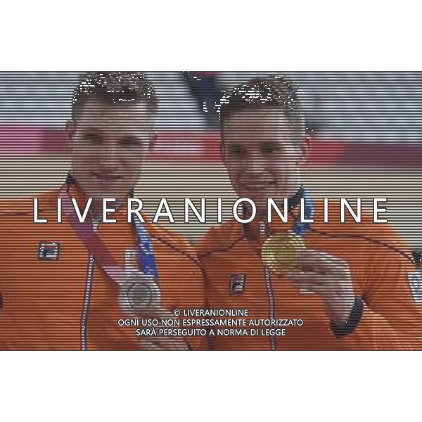 06-08-2021 Giochi Olimpici Pista Uomini; Giornata 05; 2021, Olanda; Lavreysen, Harrie; Hoogland, Jeffrey; Izu; - Ciclismo Olimpiadi Tokyo 2020 Giappone ©SIROTTI/AGENZIA ALDO LIVERANI SAS