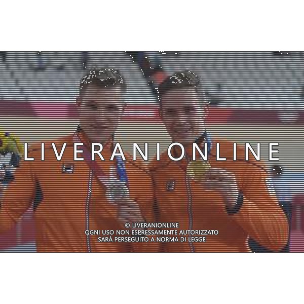 06-08-2021 Giochi Olimpici Pista Uomini; Giornata 05; 2021, Olanda; Lavreysen, Harrie; Hoogland, Jeffrey; Izu; - Ciclismo Olimpiadi Tokyo 2020 Giappone ©SIROTTI/AGENZIA ALDO LIVERANI SAS