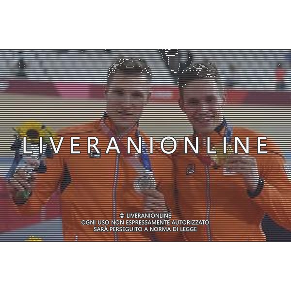 06-08-2021 Giochi Olimpici Pista Uomini; Giornata 05; 2021, Olanda; Lavreysen, Harrie; Hoogland, Jeffrey; Izu; - Ciclismo Olimpiadi Tokyo 2020 Giappone ©SIROTTI/AGENZIA ALDO LIVERANI SAS