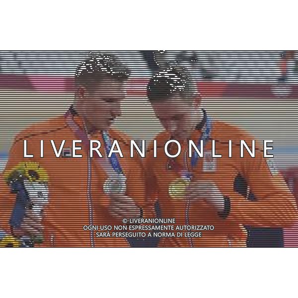 06-08-2021 Giochi Olimpici Pista Uomini; Giornata 05; 2021, Olanda; Lavreysen, Harrie; Hoogland, Jeffrey; Izu; - Ciclismo Olimpiadi Tokyo 2020 Giappone ©SIROTTI/AGENZIA ALDO LIVERANI SAS