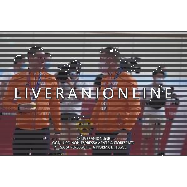 06-08-2021 Giochi Olimpici Pista Uomini; Giornata 05; 2021, Olanda; Lavreysen, Harrie; Hoogland, Jeffrey; Izu; - Ciclismo Olimpiadi Tokyo 2020 Giappone ©SIROTTI/AGENZIA ALDO LIVERANI SAS