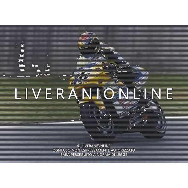 RETROSPETTIVA VALENTINO ROSSI MOTOCICLISMO NELLA FOTO VALENTINO ROSSI NELL\'ANNO 2000 FOTO CONTROLUCE MONZA-AG ALDO LIVERANI SAS
