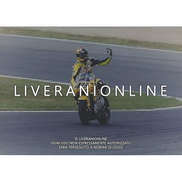 RETROSPETTIVA VALENTINO ROSSI MOTOCICLISMO NELLA FOTO VALENTINO ROSSI NELL\'ANNO 2000 FOTO CONTROLUCE MONZA-AG ALDO LIVERANI SAS