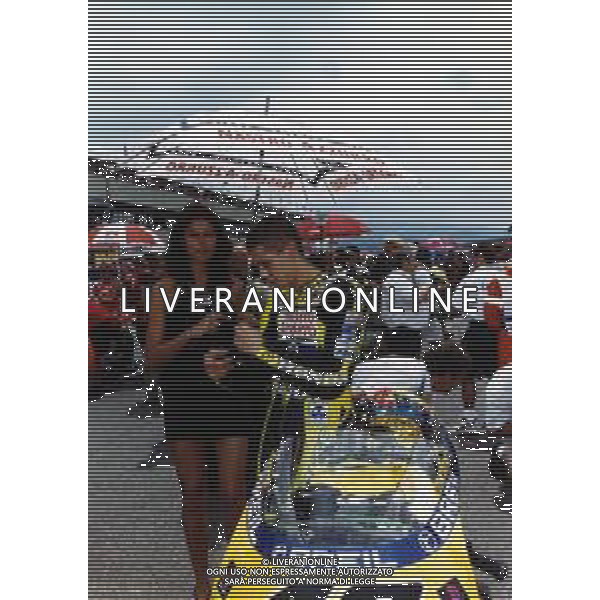 RETROSPETTIVA VALENTINO ROSSI MOTOCICLISMO NELLA FOTO VALENTINO ROSSI NELL\'ANNO 2000 FOTO CONTROLUCE MONZA-AG ALDO LIVERANI SAS
