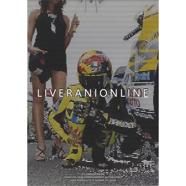 RETROSPETTIVA VALENTINO ROSSI MOTOCICLISMO NELLA FOTO VALENTINO ROSSI NELL\'ANNO 2000 FOTO CONTROLUCE MONZA-AG ALDO LIVERANI SAS