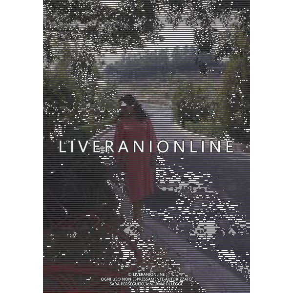 RETROSPETTIVA EBE GIORGINI CRIMINALE ITALIANA FONDATRICE DI UNA SETTA NELLA FOTO EBE GIORGINI NELLA SUA CASA DI MORLUPO NELL\'ANNO 1985 AG ALDO LIVERANI SAS