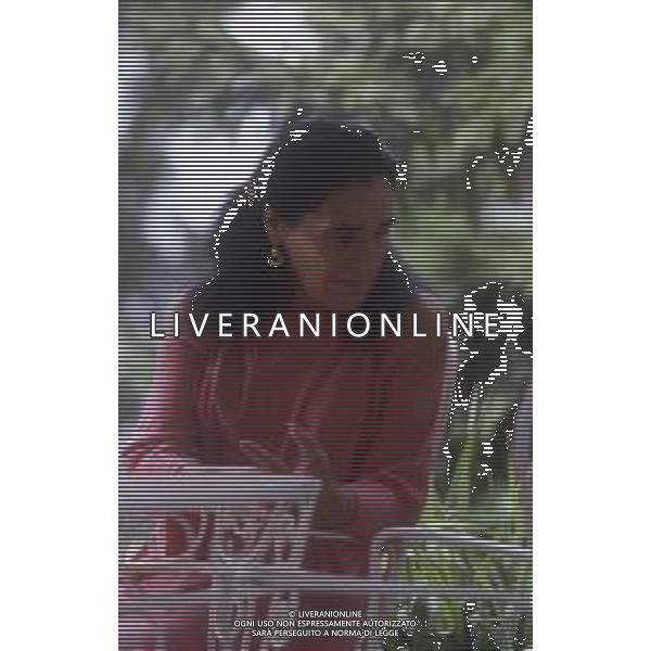 RETROSPETTIVA EBE GIORGINI CRIMINALE ITALIANA FONDATRICE DI UNA SETTA NELLA FOTO EBE GIORGINI NELLA SUA CASA DI MORLUPO NELL\'ANNO 1985 AG ALDO LIVERANI SAS