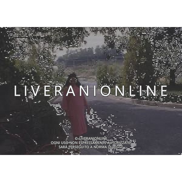 RETROSPETTIVA EBE GIORGINI CRIMINALE ITALIANA FONDATRICE DI UNA SETTA NELLA FOTO EBE GIORGINI NELLA SUA CASA DI MORLUPO NELL\'ANNO 1985 AG ALDO LIVERANI SAS