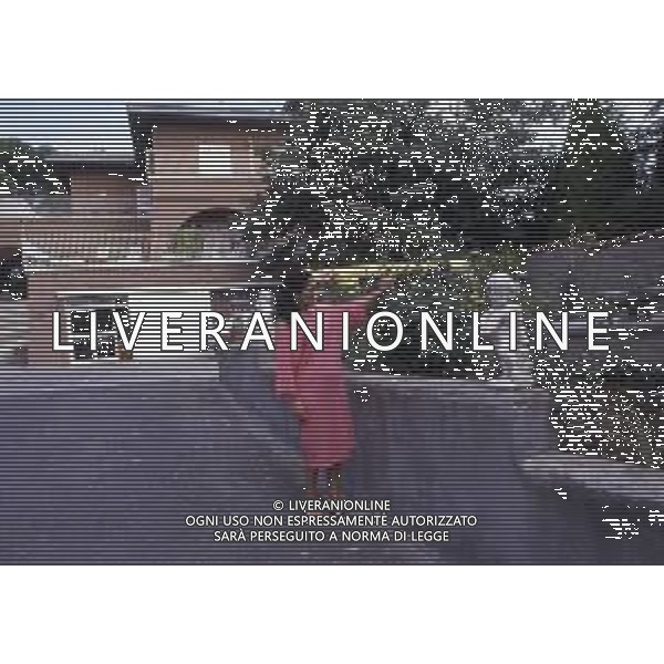 RETROSPETTIVA EBE GIORGINI CRIMINALE ITALIANA FONDATRICE DI UNA SETTA NELLA FOTO EBE GIORGINI NELLA SUA CASA DI MORLUPO NELL\'ANNO 1985 AG ALDO LIVERANI SAS