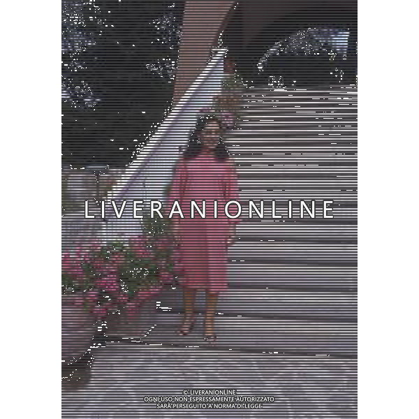 RETROSPETTIVA EBE GIORGINI CRIMINALE ITALIANA FONDATRICE DI UNA SETTA NELLA FOTO EBE GIORGINI NELLA SUA CASA DI MORLUPO NELL\'ANNO 1985 AG ALDO LIVERANI SAS