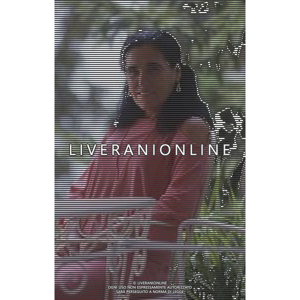 RETROSPETTIVA EBE GIORGINI CRIMINALE ITALIANA FONDATRICE DI UNA SETTA NELLA FOTO EBE GIORGINI NELLA SUA CASA DI MORLUPO NELL\'ANNO 1985 AG ALDO LIVERANI SAS