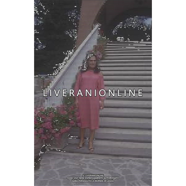 RETROSPETTIVA EBE GIORGINI CRIMINALE ITALIANA FONDATRICE DI UNA SETTA NELLA FOTO EBE GIORGINI NELLA SUA CASA DI MORLUPO NELL\'ANNO 1985 AG ALDO LIVERANI SAS