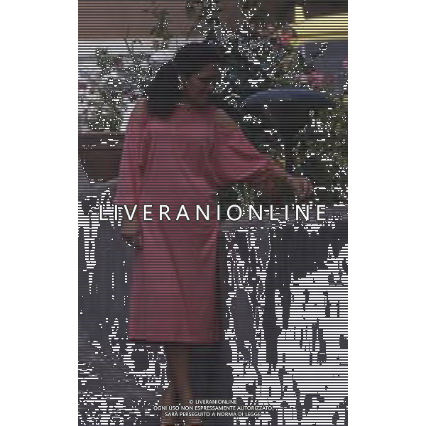 RETROSPETTIVA EBE GIORGINI CRIMINALE ITALIANA FONDATRICE DI UNA SETTA NELLA FOTO EBE GIORGINI NELLA SUA CASA DI MORLUPO NELL\'ANNO 1985 AG ALDO LIVERANI SAS
