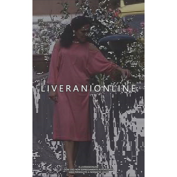 RETROSPETTIVA EBE GIORGINI CRIMINALE ITALIANA FONDATRICE DI UNA SETTA NELLA FOTO EBE GIORGINI NELLA SUA CASA DI MORLUPO NELL\'ANNO 1985 AG ALDO LIVERANI SAS