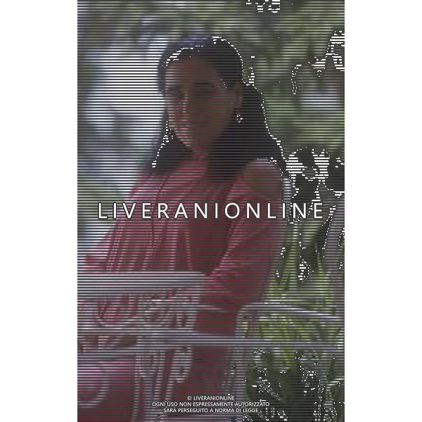 RETROSPETTIVA EBE GIORGINI CRIMINALE ITALIANA FONDATRICE DI UNA SETTA NELLA FOTO EBE GIORGINI NELLA SUA CASA DI MORLUPO NELL\'ANNO 1985 AG ALDO LIVERANI SAS