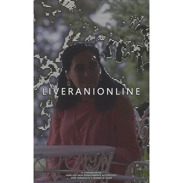 RETROSPETTIVA EBE GIORGINI CRIMINALE ITALIANA FONDATRICE DI UNA SETTA NELLA FOTO EBE GIORGINI NELLA SUA CASA DI MORLUPO NELL\'ANNO 1985 AG ALDO LIVERANI SAS
