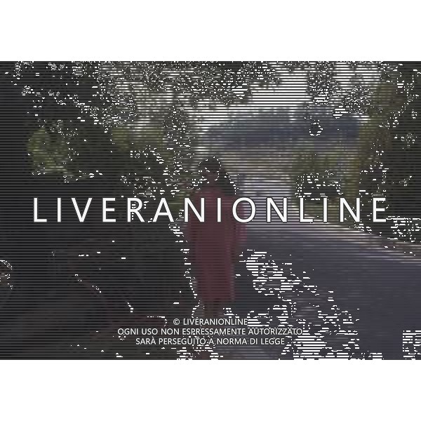 RETROSPETTIVA EBE GIORGINI CRIMINALE ITALIANA FONDATRICE DI UNA SETTA NELLA FOTO EBE GIORGINI NELLA SUA CASA DI MORLUPO NELL\'ANNO 1985 AG ALDO LIVERANI SAS