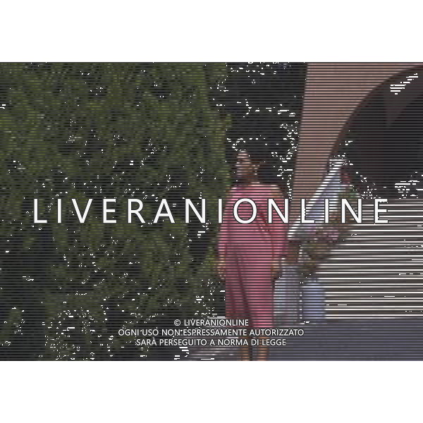 RETROSPETTIVA EBE GIORGINI CRIMINALE ITALIANA FONDATRICE DI UNA SETTA NELLA FOTO EBE GIORGINI NELLA SUA CASA DI MORLUPO NELL\'ANNO 1985 AG ALDO LIVERANI SAS