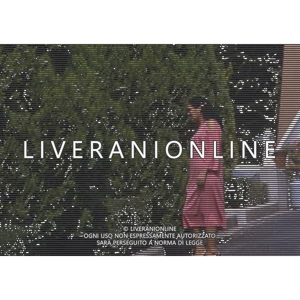RETROSPETTIVA EBE GIORGINI CRIMINALE ITALIANA FONDATRICE DI UNA SETTA NELLA FOTO EBE GIORGINI NELLA SUA CASA DI MORLUPO NELL\'ANNO 1985 AG ALDO LIVERANI SAS