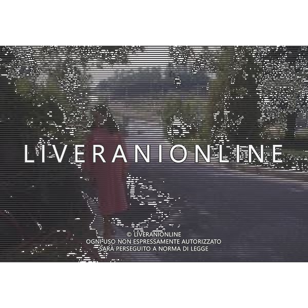 RETROSPETTIVA EBE GIORGINI CRIMINALE ITALIANA FONDATRICE DI UNA SETTA NELLA FOTO EBE GIORGINI NELLA SUA CASA DI MORLUPO NELL\'ANNO 1985 AG ALDO LIVERANI SAS
