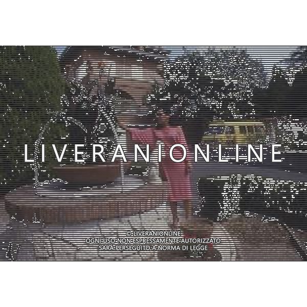 RETROSPETTIVA EBE GIORGINI CRIMINALE ITALIANA FONDATRICE DI UNA SETTA NELLA FOTO EBE GIORGINI NELLA SUA CASA DI MORLUPO NELL\'ANNO 1985 AG ALDO LIVERANI SAS