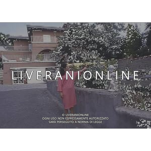 RETROSPETTIVA EBE GIORGINI CRIMINALE ITALIANA FONDATRICE DI UNA SETTA NELLA FOTO EBE GIORGINI NELLA SUA CASA DI MORLUPO NELL\'ANNO 1985 AG ALDO LIVERANI SAS