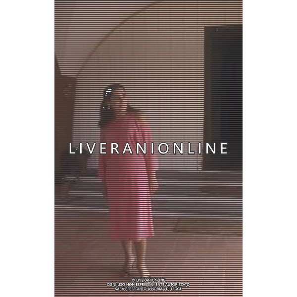 RETROSPETTIVA EBE GIORGINI CRIMINALE ITALIANA FONDATRICE DI UNA SETTA NELLA FOTO EBE GIORGINI NELLA SUA CASA DI MORLUPO NELL\'ANNO 1985 AG ALDO LIVERANI SAS