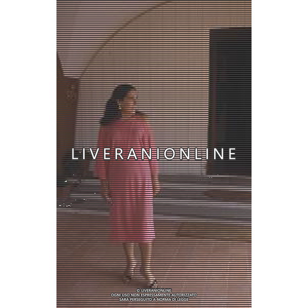 RETROSPETTIVA EBE GIORGINI CRIMINALE ITALIANA FONDATRICE DI UNA SETTA NELLA FOTO EBE GIORGINI NELLA SUA CASA DI MORLUPO NELL\'ANNO 1985 AG ALDO LIVERANI SAS