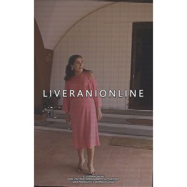 RETROSPETTIVA EBE GIORGINI CRIMINALE ITALIANA FONDATRICE DI UNA SETTA NELLA FOTO EBE GIORGINI NELLA SUA CASA DI MORLUPO NELL\'ANNO 1985 AG ALDO LIVERANI SAS