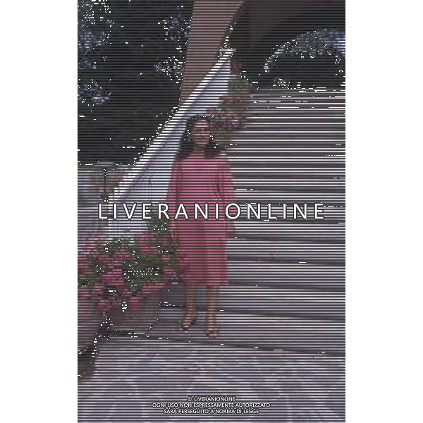 RETROSPETTIVA EBE GIORGINI CRIMINALE ITALIANA FONDATRICE DI UNA SETTA NELLA FOTO EBE GIORGINI NELLA SUA CASA DI MORLUPO NELL\'ANNO 1985 AG ALDO LIVERANI SAS