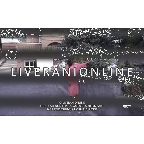 RETROSPETTIVA EBE GIORGINI CRIMINALE ITALIANA FONDATRICE DI UNA SETTA NELLA FOTO EBE GIORGINI NELLA SUA CASA DI MORLUPO NELL\'ANNO 1985 AG ALDO LIVERANI SAS